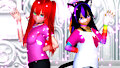 MMD Sweet Magic! [OC Moon and Sakura]! by GamerGirlOtaku