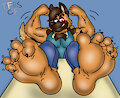 Sheppy Flexin n Kickin back