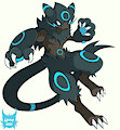 Zeraora - Umbreon Form by Weisyr