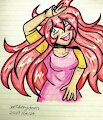 Crayon doodle - OC Sakura!