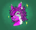[B-Gift] DragonWolf Mangled Icon [LamonADeDead] by MangledTheArcticWolf