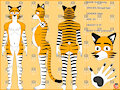 Reference sheet 2024 - Eric Xoring (Fursona) by EricXoring