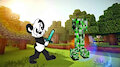 Panda on Minecraft by Ismaelpanda