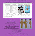Commission Price Sheet 2025