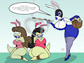 [C] Madame Blue Bunny's easter by JAMEArts