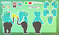 Crayon Reference Sheet- by PawRoniK