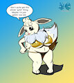 Silver Lady in a Golden Bikini by Foxboy591