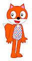Jeff the Fox as Freddy Fox in Undershirt and Briefs Underpants (Sock and Shoes)
