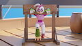 Glamrock Chica Trapped in A Pillory [3D]