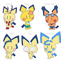 Pichu Hoarde 2 by Minussketch