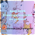 April 2025 work from my Patreon by Yordraw