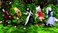 MMD Pai Rangers! [OC Sakura and RWBY]! by GamerGirlOtaku