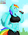 Morning Workout - Rainbow Dash (My Little Pony) by RCBlackDie