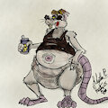 Scruffy Old Diapered Rat 2 by RhythmCHusky94