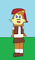 Sally Acorn In The School Courtyard by jeremycrimson