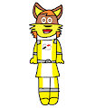Eliza Coyote As Operation Overdrive Yellow Ranger by jeremycrimson
