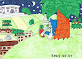 Relaxing view of Echidna Town by KatarinaTheCat18