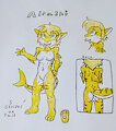Airashi the Shark - Cute lil ref by FidelTheMouse