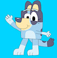 my version of bluey by frogtable125