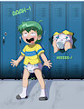 Kenta's Locker Room Relief (Commission)