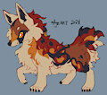 Fire Kitsune by Flipside