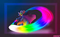 Colorful dog by Kraoroz