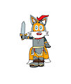 Valiant Tails Raises His Sword