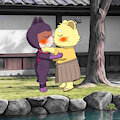 Hana and Kotama by ukkya