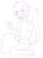 Xelm playing with mud ::Sketch::