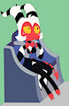 Moxxie in an Escape Pod (Commission)