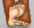 Kira the Hedgehogs Footshot by TheRedSkunk