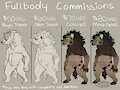 Full body Commissions OPEN