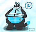 Emotional Support Plush Kitty by Inktail