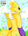 Majestic Wind - Renamon (Digimon) by RCBlackDie