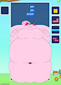 the tetris eater is at a slight disadvantage