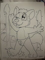 Cub Sultz at the water park. by SultzWolf
