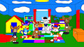 Diaper Kids with Brucie in the Playroom