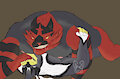 incineroar x orshifu by FeralClawArt