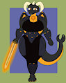 Obsidian The Dragon (Art Request) by FlaminKotblaze