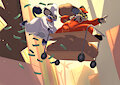 Rats in the sky! Comm.#805 by cyndybell