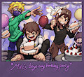 Miles' Boys-Only Birthday by KitlaValkyrie
