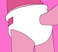 SkylineStinkFox's Diaper Back by CartoonFoxArt2002