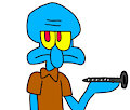 Squidward with clarinet