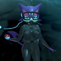 Anthro Scuba Purrloin wants to battle