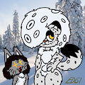 Snow Leopard Me by EvoDevio67