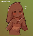 Cute Sad Bunn by StardustKaya
