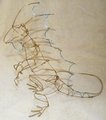 Standard lizard wire sculpture