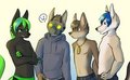[coloured sketch] wulfywaffle by Saucy
