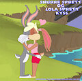 Snurre Sprett og Lola Sprett kyss by ChrisTheWhaleKing