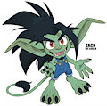Zack the Goblin - AI Enhanced - By RachelTheFictionkin